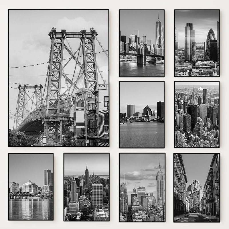 Photography Mapped - Black and White New York City