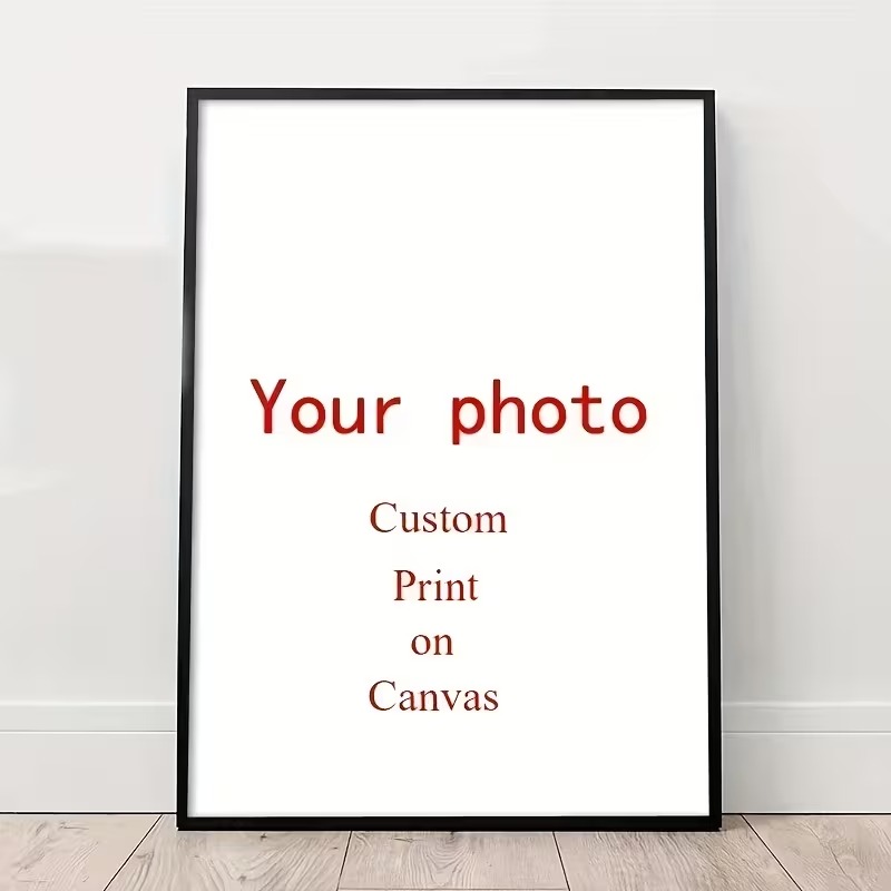 Photograph Lyrics - Custom Print Canvas Painting From Your