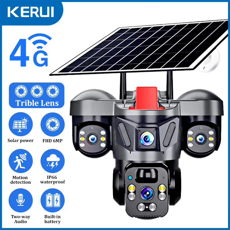 Photography Zooming - KERUI V380 Pro Outdoor PTZ 6MP
