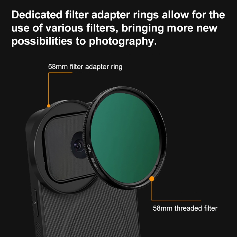 4 in 1 Lens 58mm Mobile Phone  - Photography Kit recension och pris