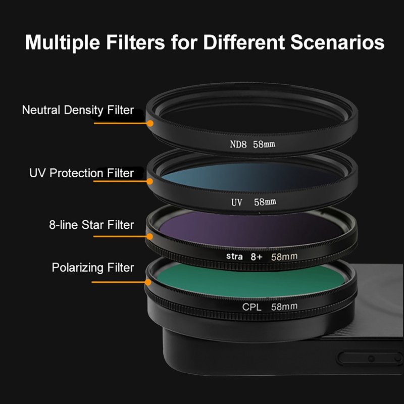 4 in 1 Lens 58mm Mobile Phone  - Photography Kit recension och pris