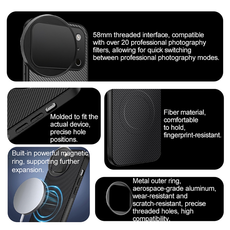 4 in 1 Lens 58mm Mobile Phone  - Photography Kit recension och pris