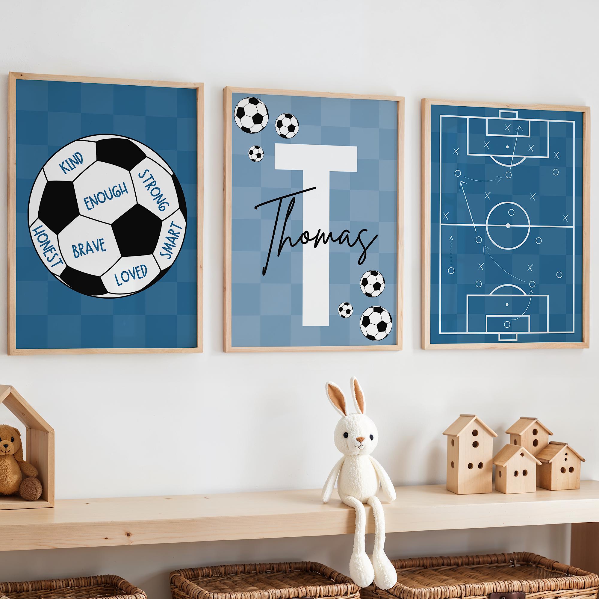 Custom Soccer Wall Art Set Aff - Photography Kit recension och pris