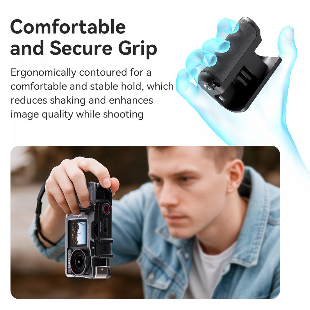 Street Photography Handle Grip - Photography Grip Insta360 X5 recension och pris