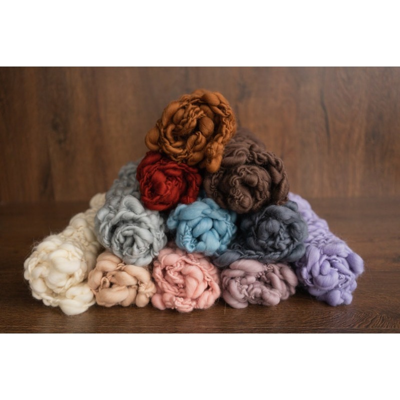 Chunky Knit Merino Baby Blanke - Photography Newborn recension och pris