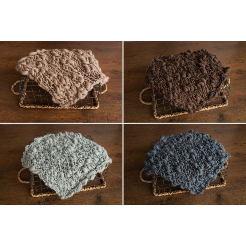 Chunky Knit Merino Baby Blanke - Photography Newborn recension och pris