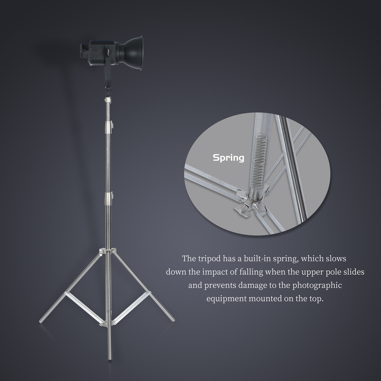 SH 2.8M Stainless Steel Light  - Photography Kit Pro recension och pris
