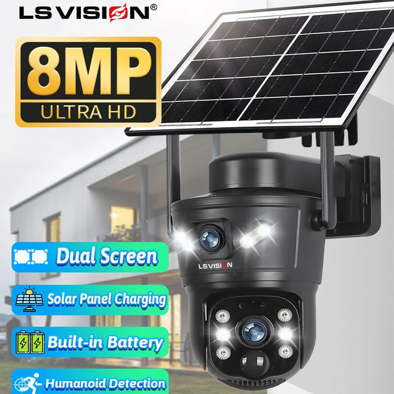 LS VISION 8MP 4G Solar Camera  - Photography Zooming recension och pris