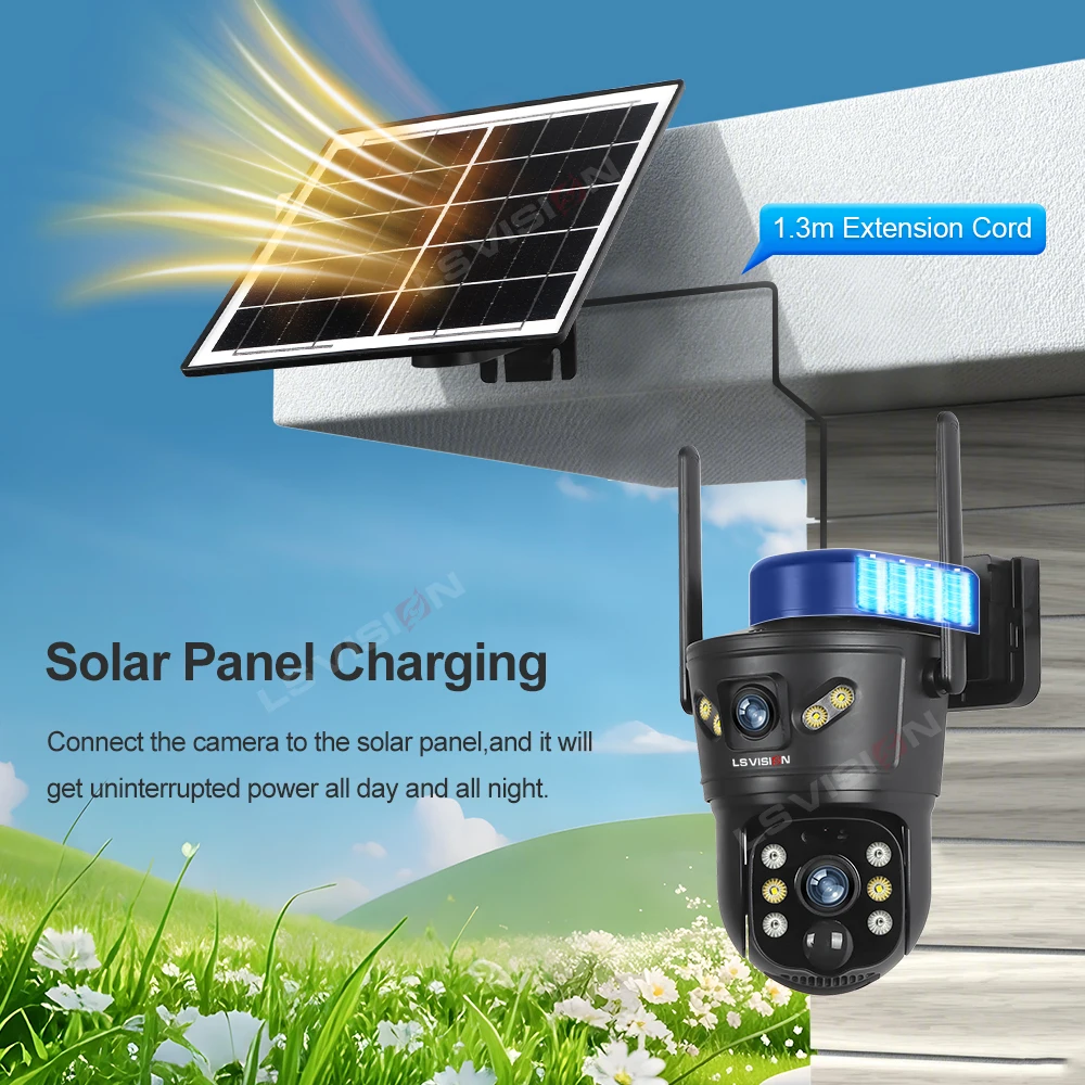 LS VISION 8MP 4G Solar Camera  - Photography Zooming recension och pris
