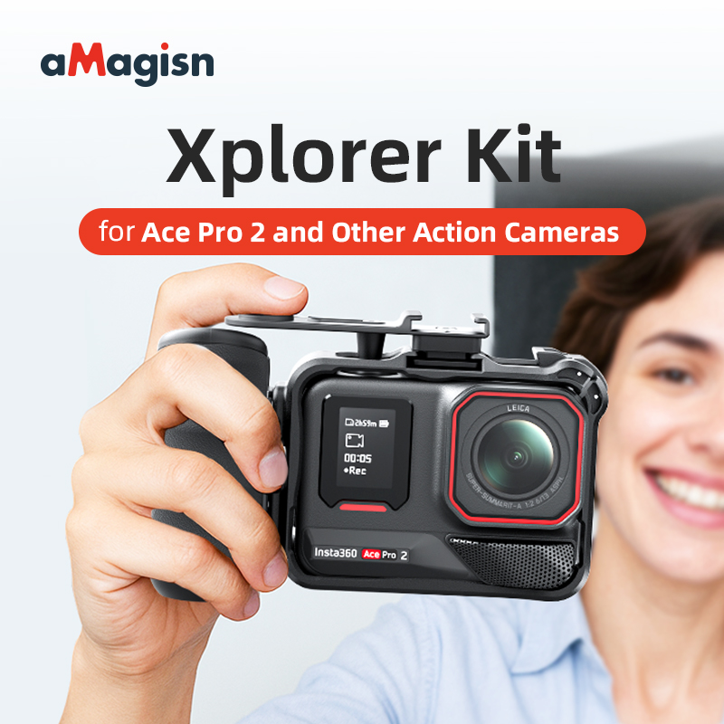 aMagisn Xplorer Kit Street Pho - Photography Grip Insta360 X5 recension och pris