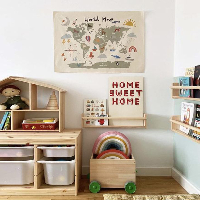 Nordic Wall Decor Kids Room Wo - Photography Mapped recension och pris