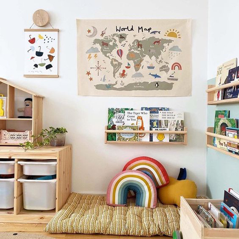 Nordic Wall Decor Kids Room Wo - Photography Mapped recension och pris