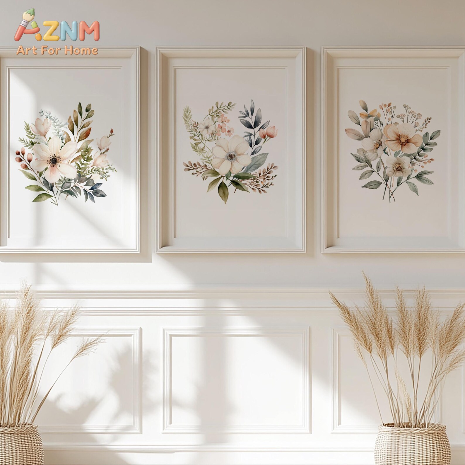 Set of 3 Wildflowers |Vintage  - Photography Kit recension och pris