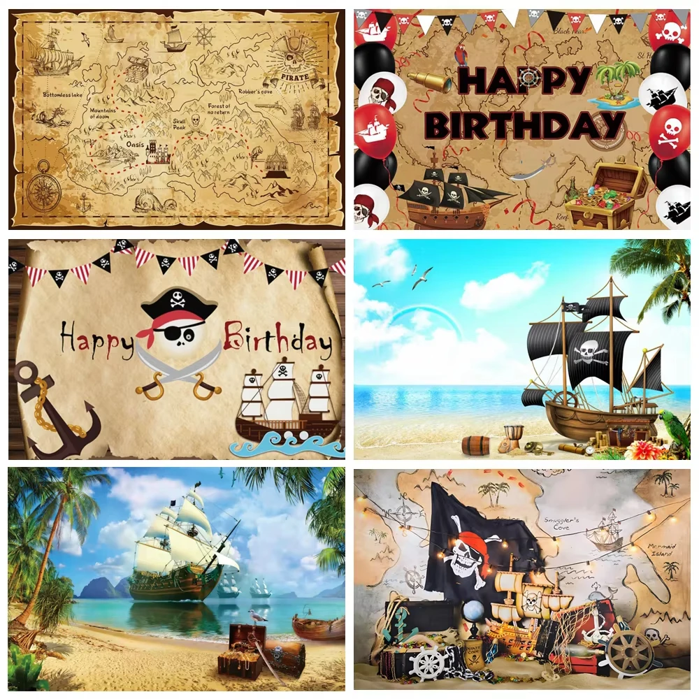 Pirate background Banner Photo - Photography Mapped recension och pris