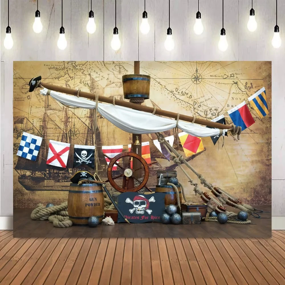 Pirate background Banner Photo - Photography Mapped recension och pris