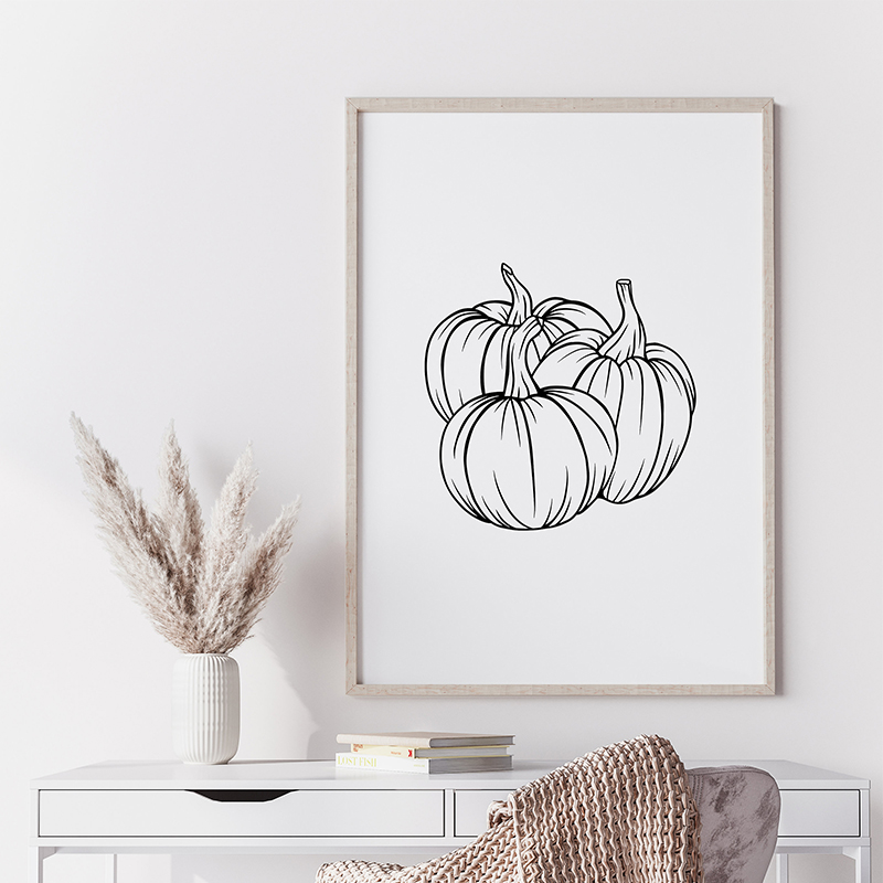 Set of 3 Pumpkin Minimalism Bl - Photography Kit recension och pris