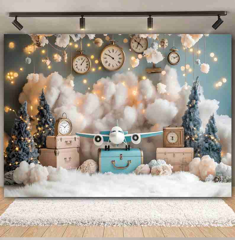 Baby Shower Hot Air Balloon Ai - Photography Mapped recension och pris
