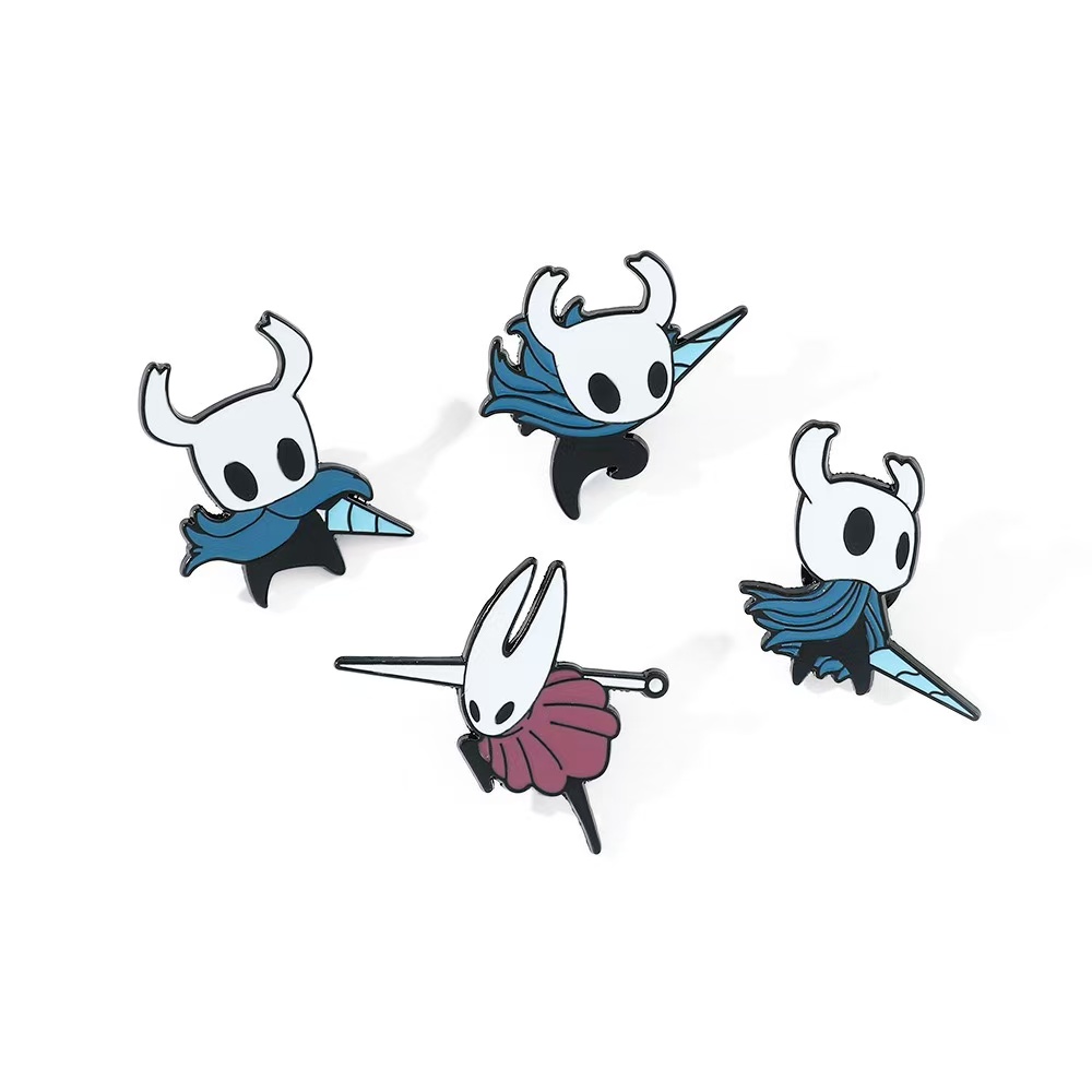 4PCS Hollow Knight Enamel Pins - Photography Jacket recension och pris