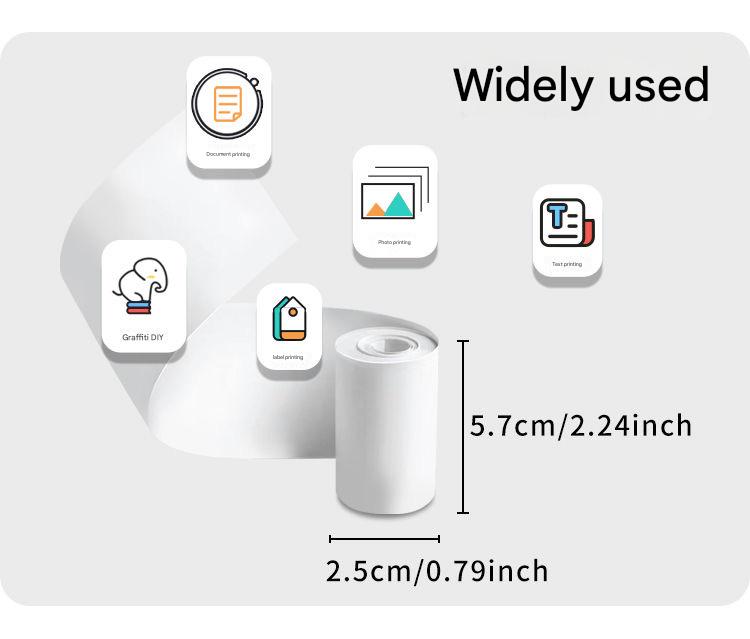 Thermal Printer Papers 57mm Co - Photography And Videography recension och pris