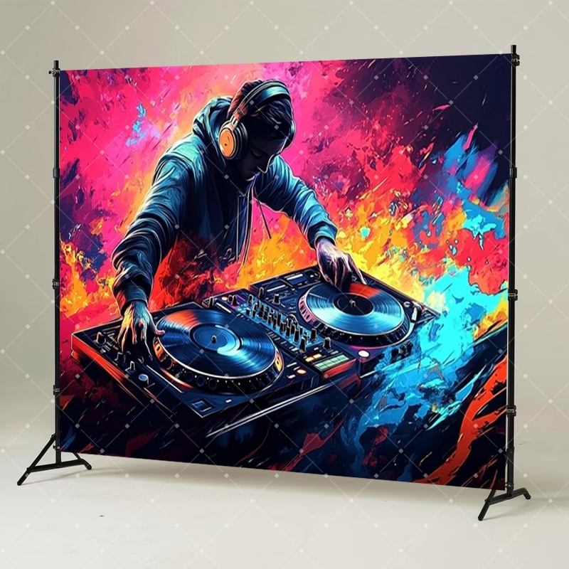 Hip Hop Music DJ Party Decorat - Photography Kit Pro recension och pris