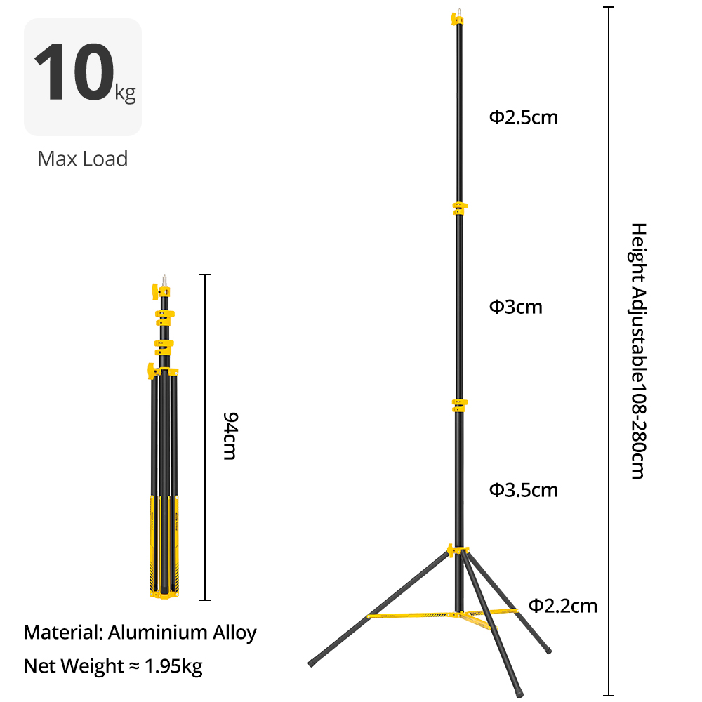 AMBITFUL GM280Y 280cm Professi - Photography Kit Pro recension och pris