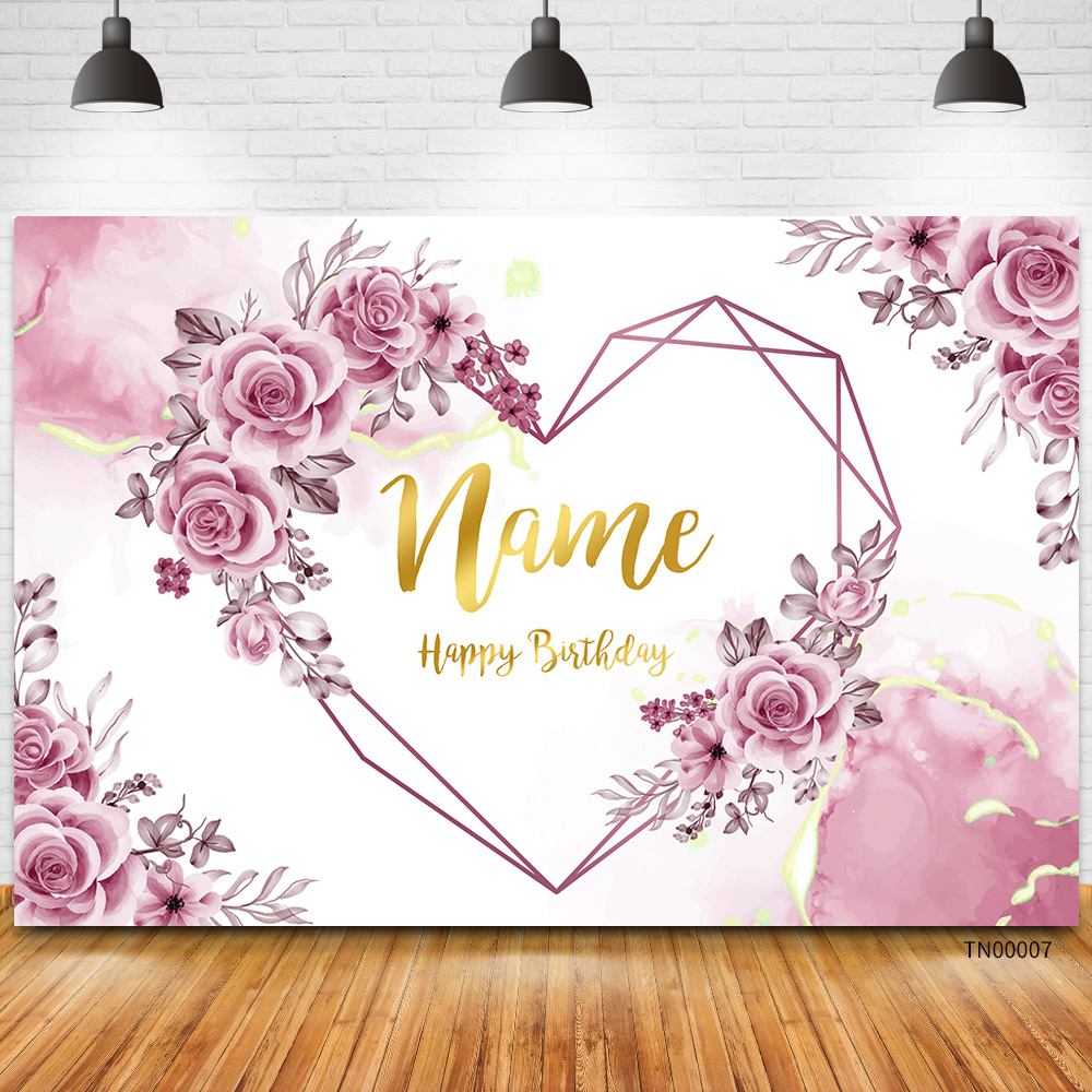 Custom Name Photo Heart Flower - Photography Names recension och pris