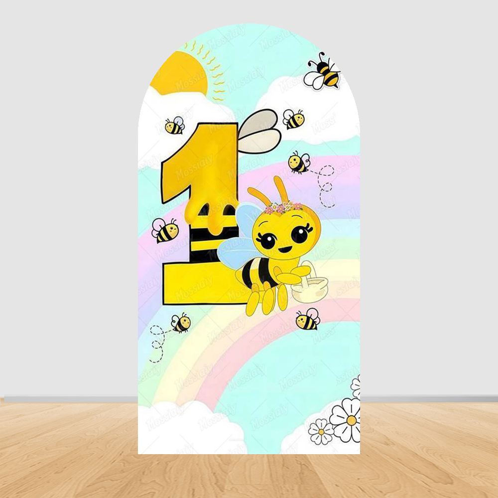 Cute Bee Theme Arch Backdrop C - Photography Names recension och pris
