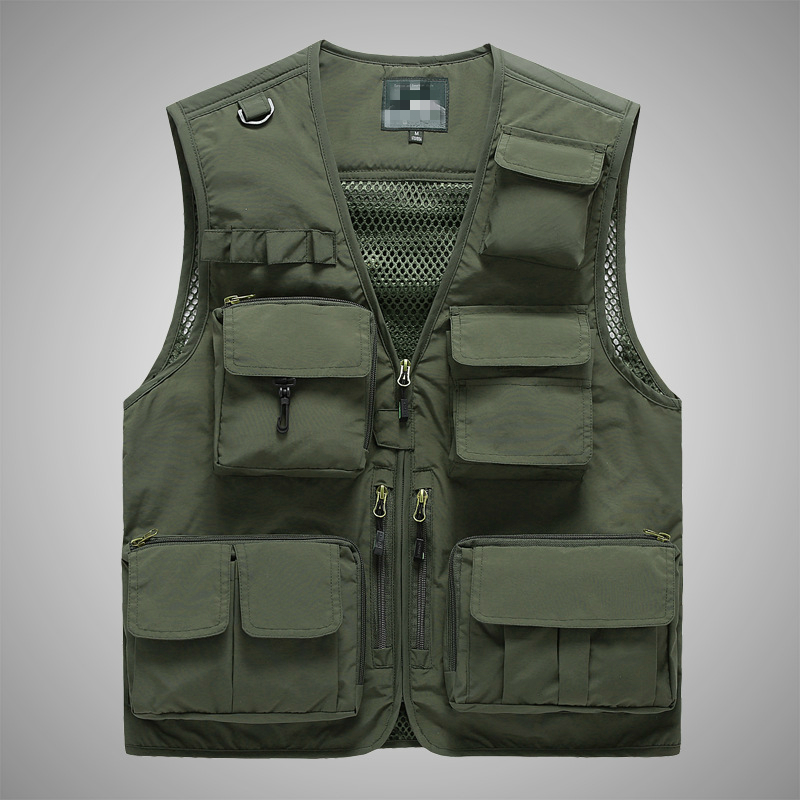 Summer Men Tactical Utility Ve - Photography Jacket recension och pris
