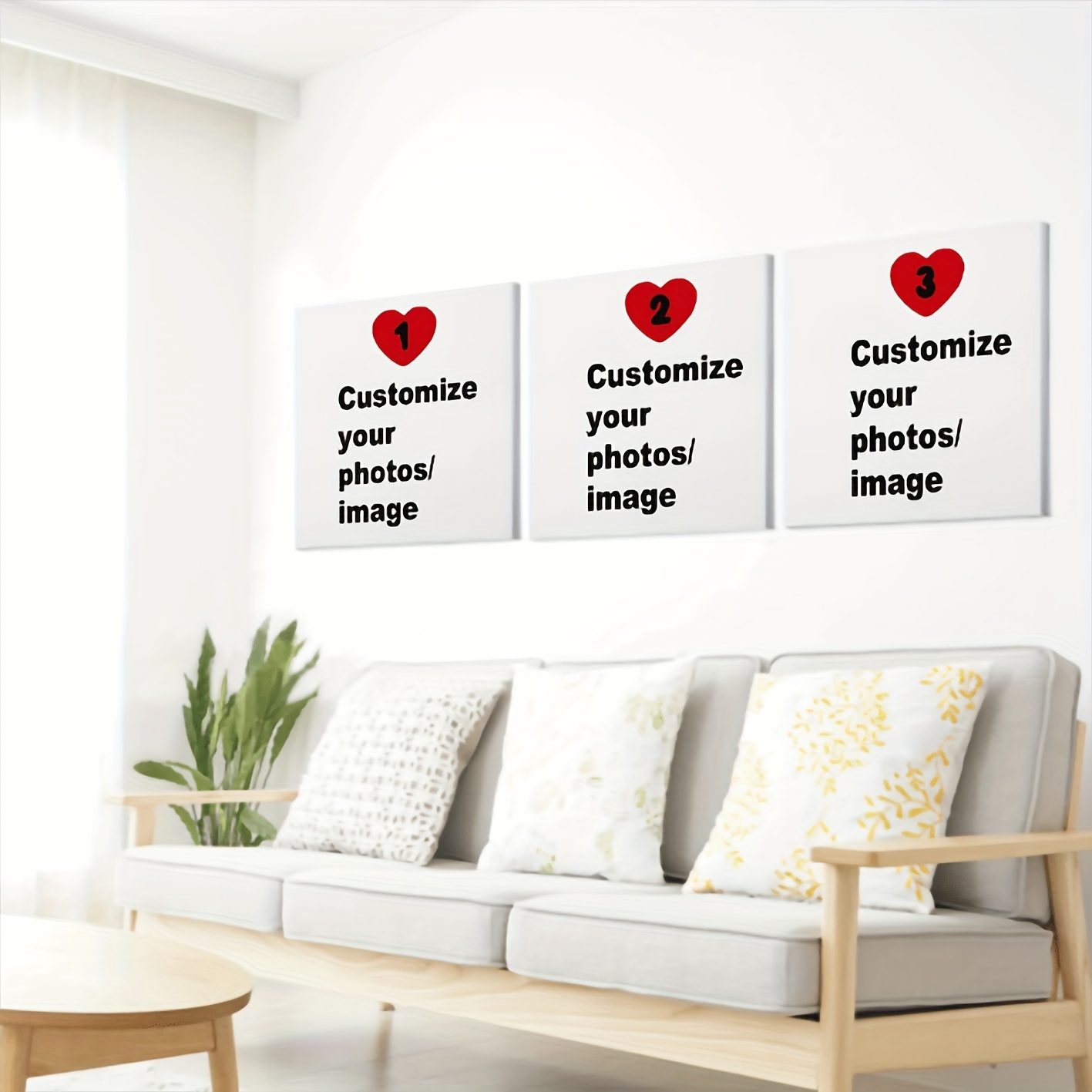 3pcs/set Custom Square Canvas  - Photography Kit recension och pris