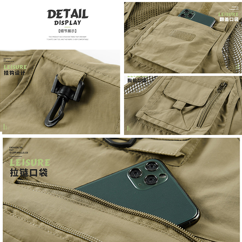 Spring and Autumn Mesh Quick-D - Photography Jacket recension och pris