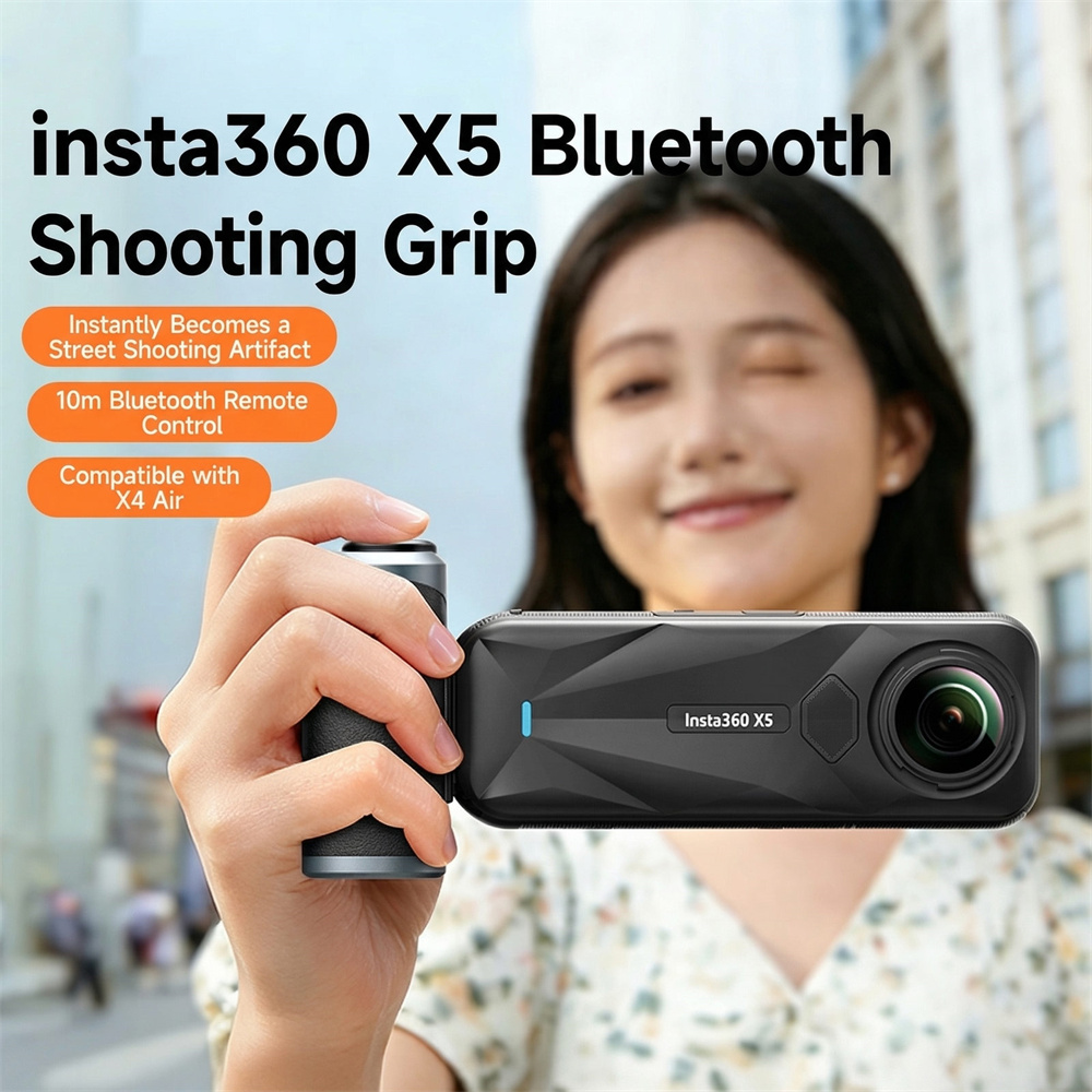 VRIG GA-08SE Street Photograph - Photography Grip Insta360 X5 recension och pris