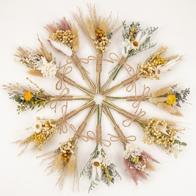 Mini Dried Flower Bouquet Natu - Photography Graduation recension och pris
