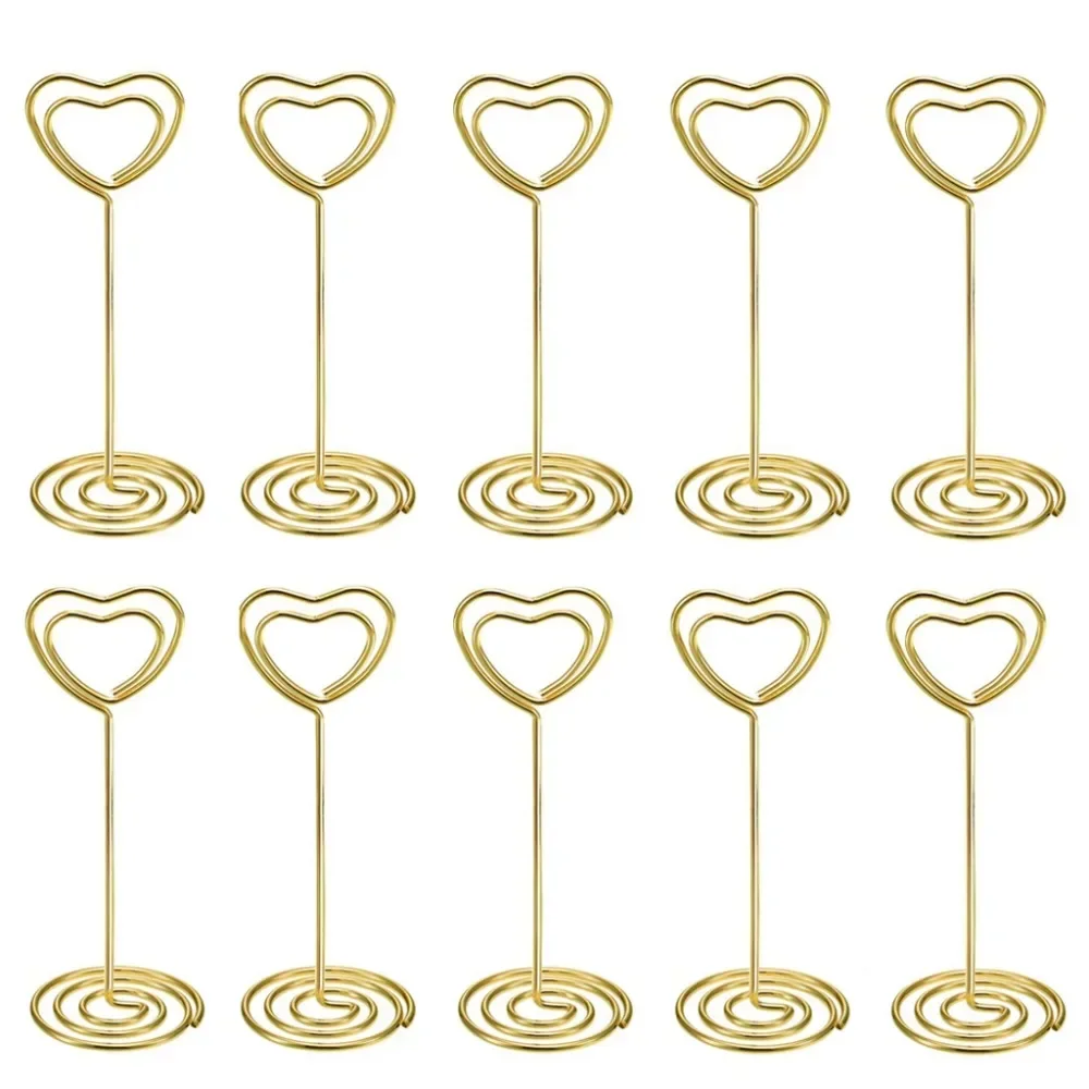 10pcs Heart Shape Table Number - Photography Names recension och pris