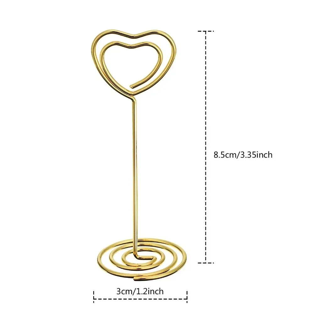 10pcs Heart Shape Table Number - Photography Names recension och pris