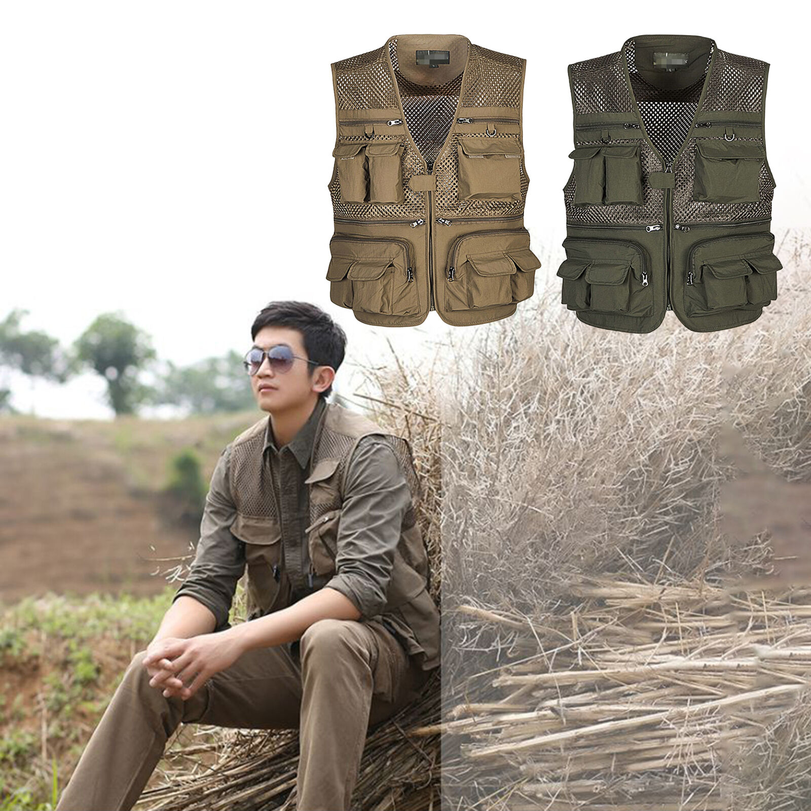 Summer Men Tactical Hiking Fis - Photography Jacket recension och pris