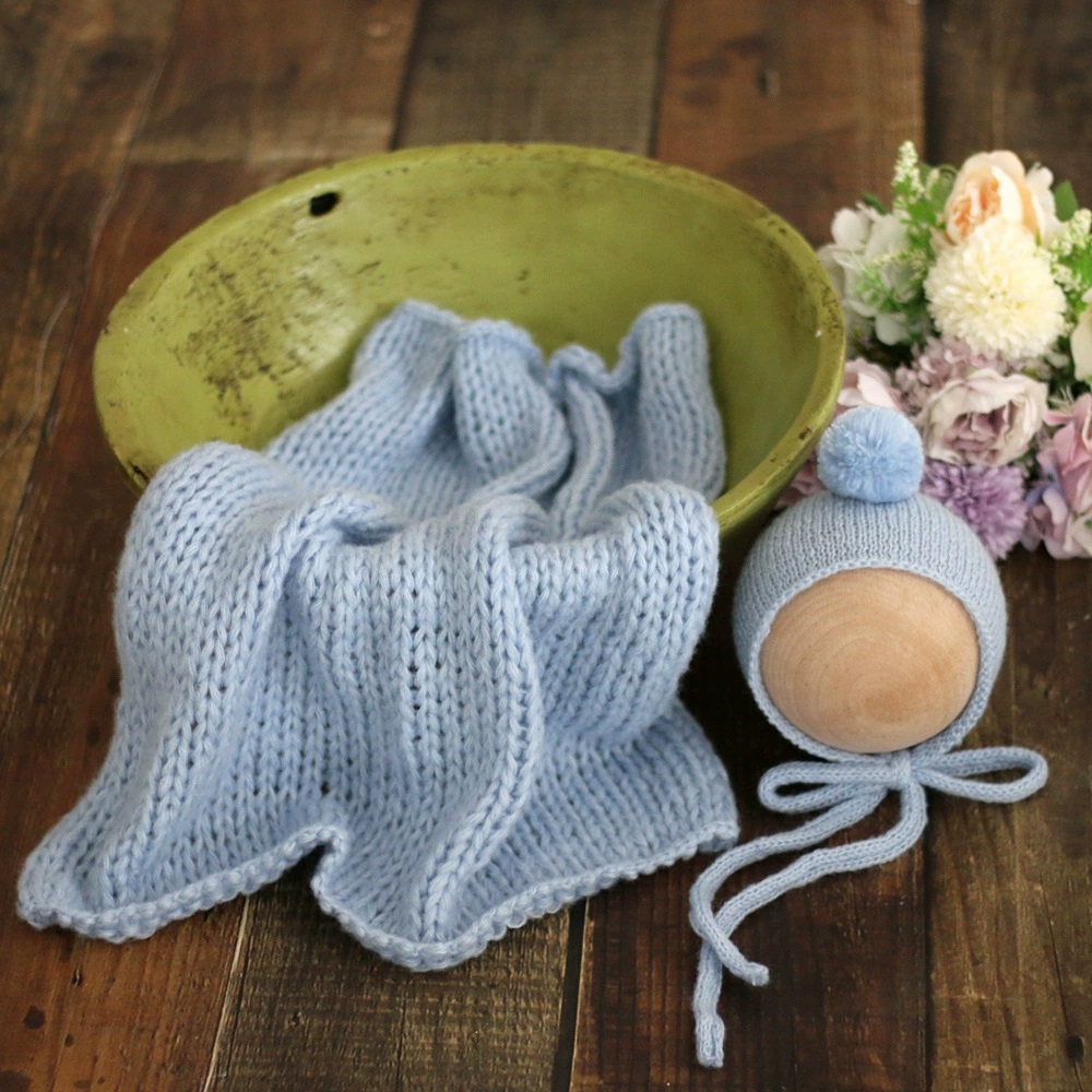 Mohair Knitted Baby Blanket wi - Photography Newborn recension och pris